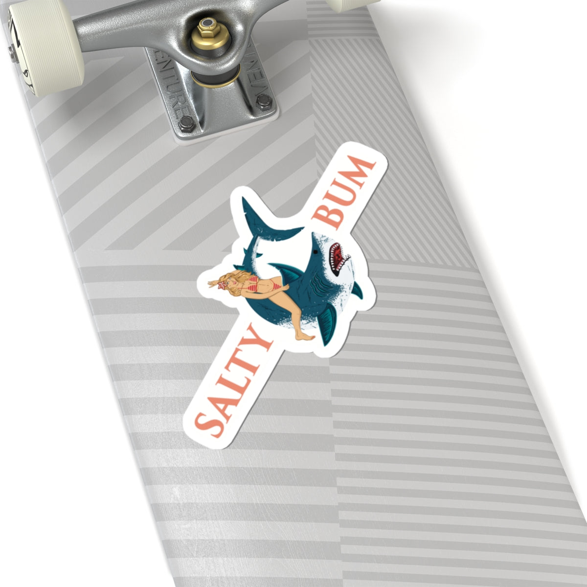 Shark Rider: Bikini Babe Edition Wide Sticker