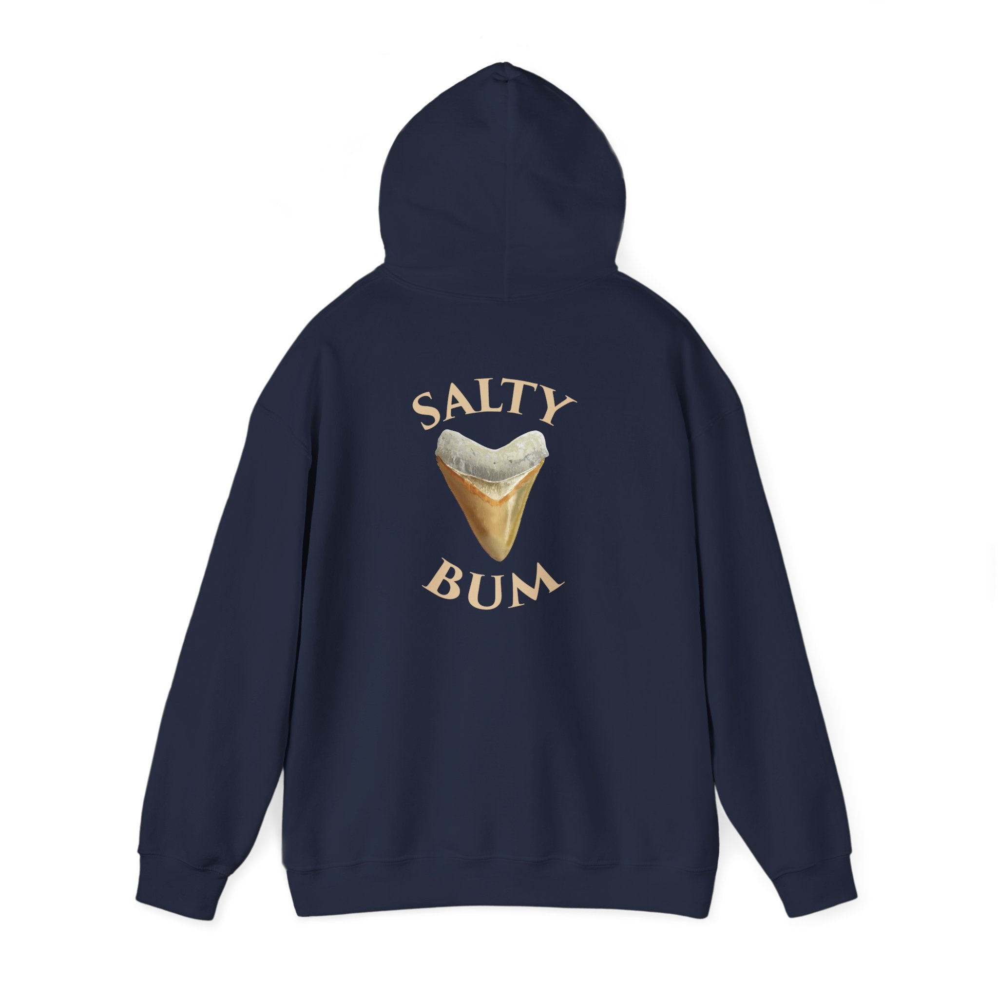 Megalodon Shark Tooth Salty Bum Hoodie