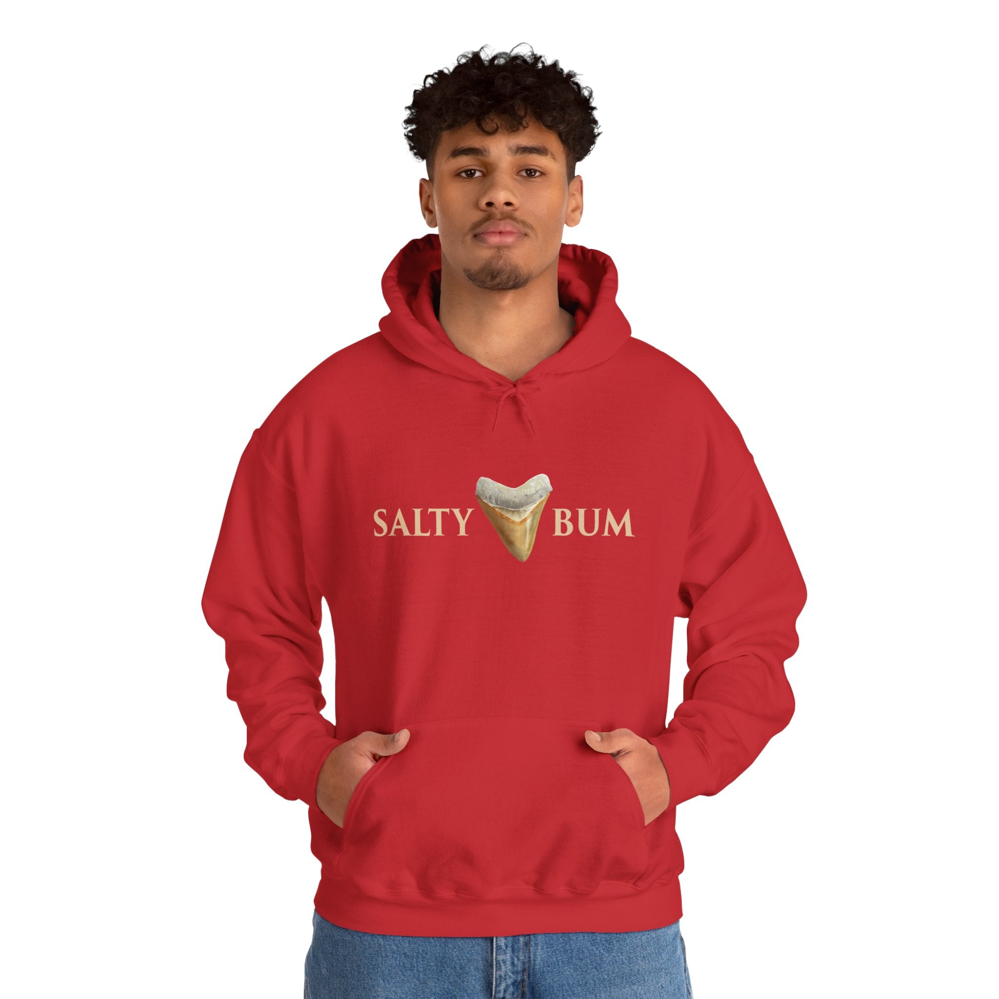 Megalodon Shark Tooth Salty Bum Hoodie