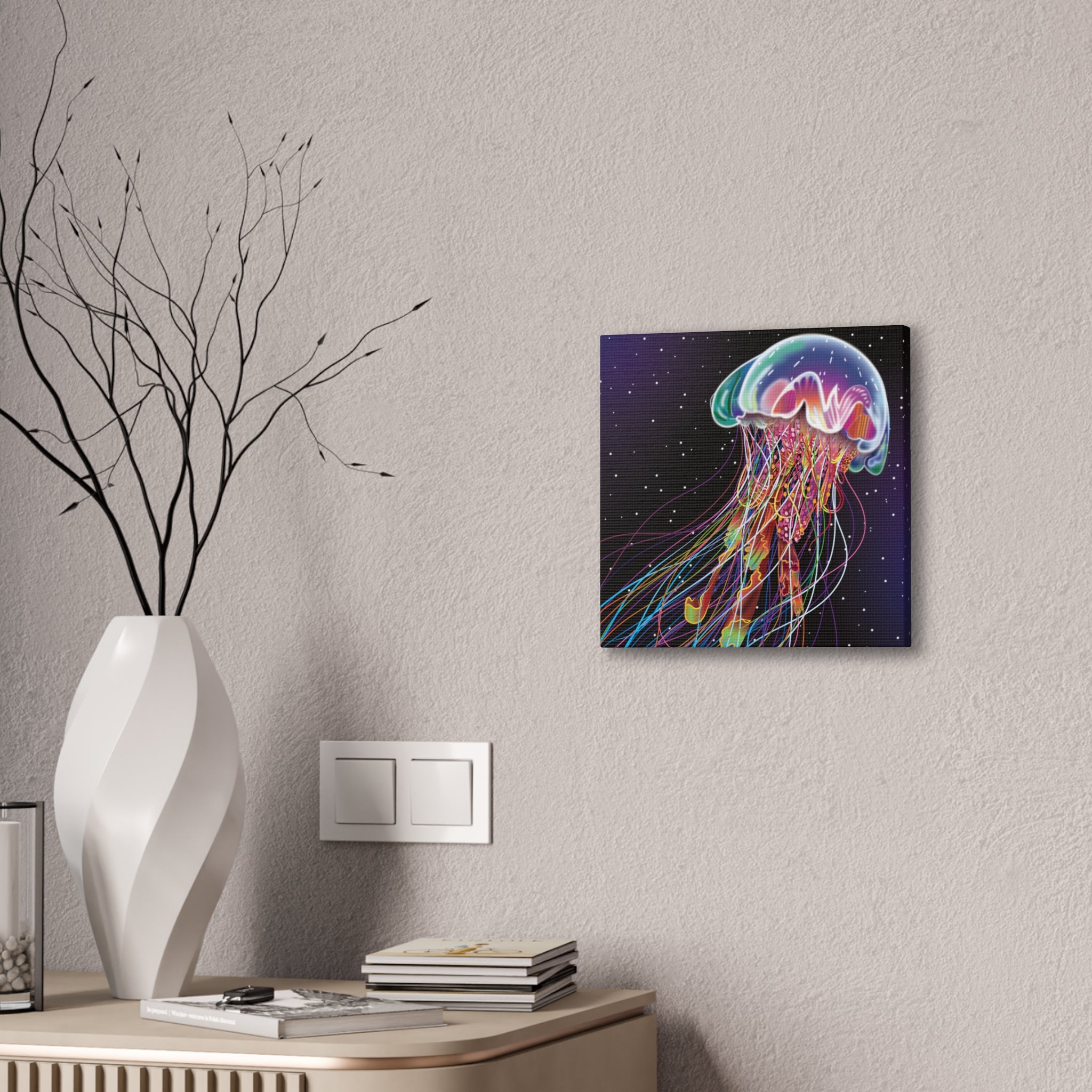 Jellyfish Nebula Canvas Print