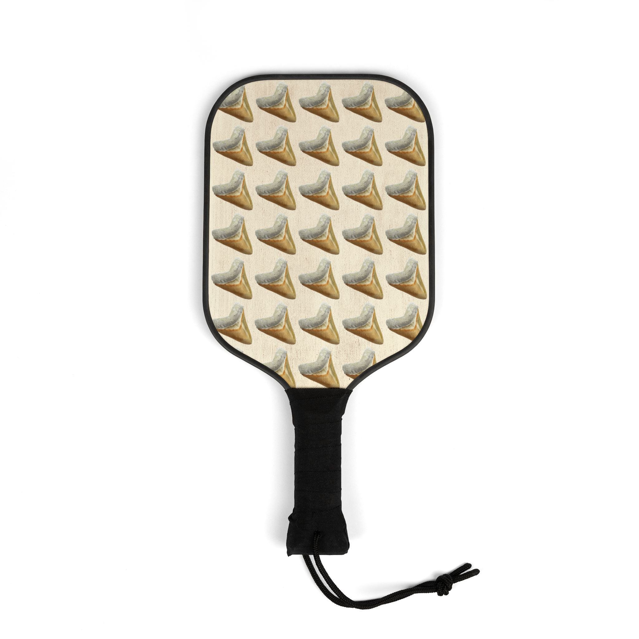 Megalodon Shark Tooth Pattern Pickleball Paddles