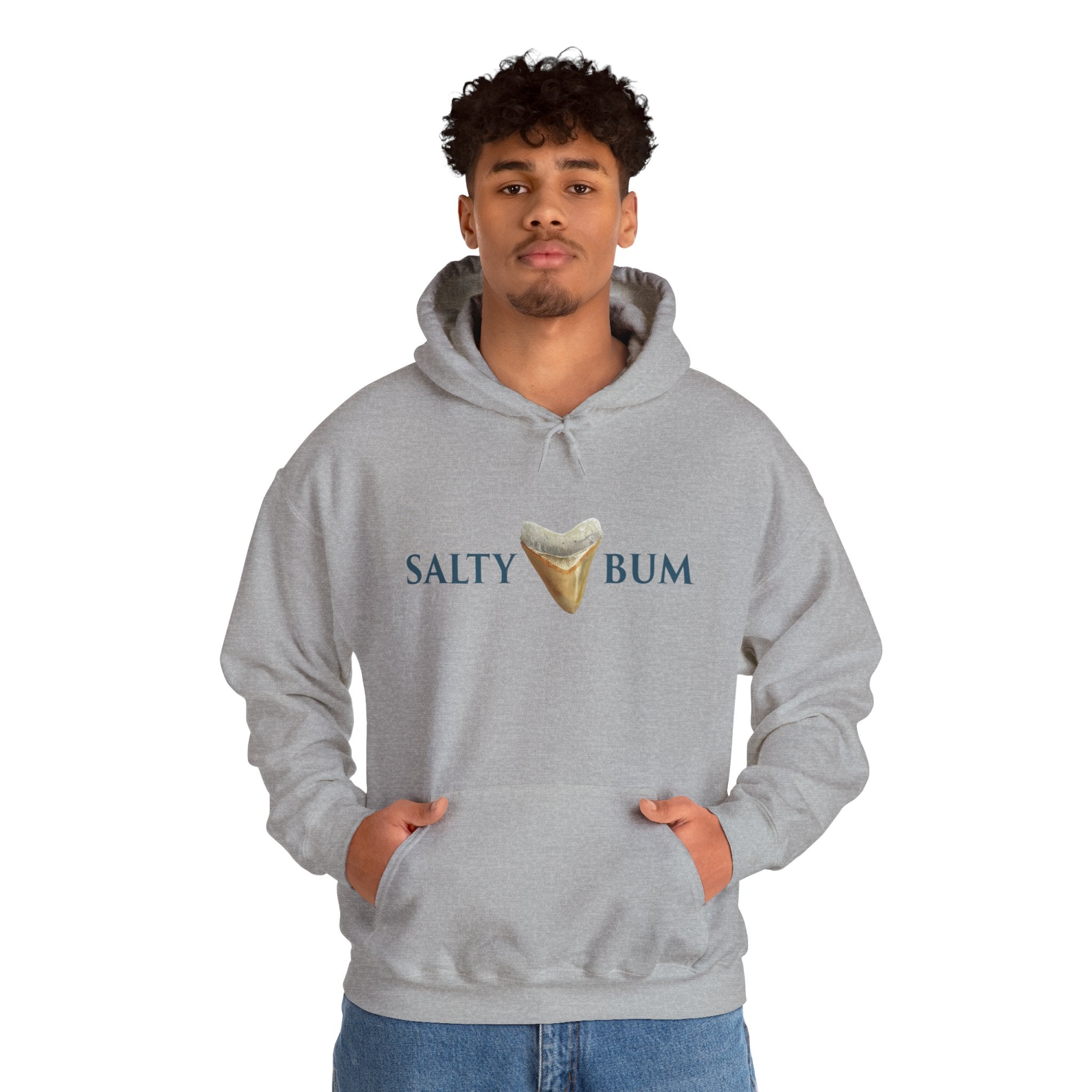 Megalodon Shark Tooth Salty Bum Hoodie