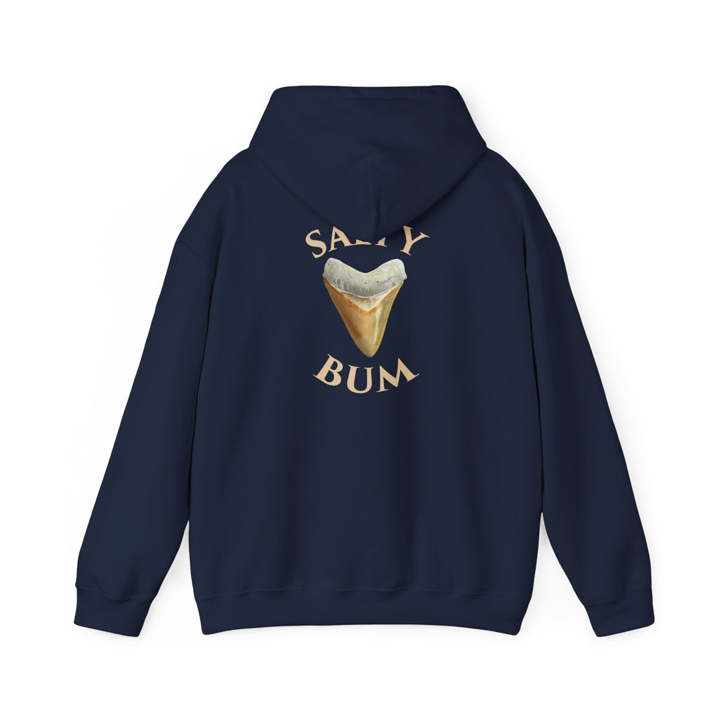 Megalodon Shark Tooth Salty Bum Hoodie