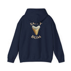 Megalodon Shark Tooth Salty Bum Hoodie