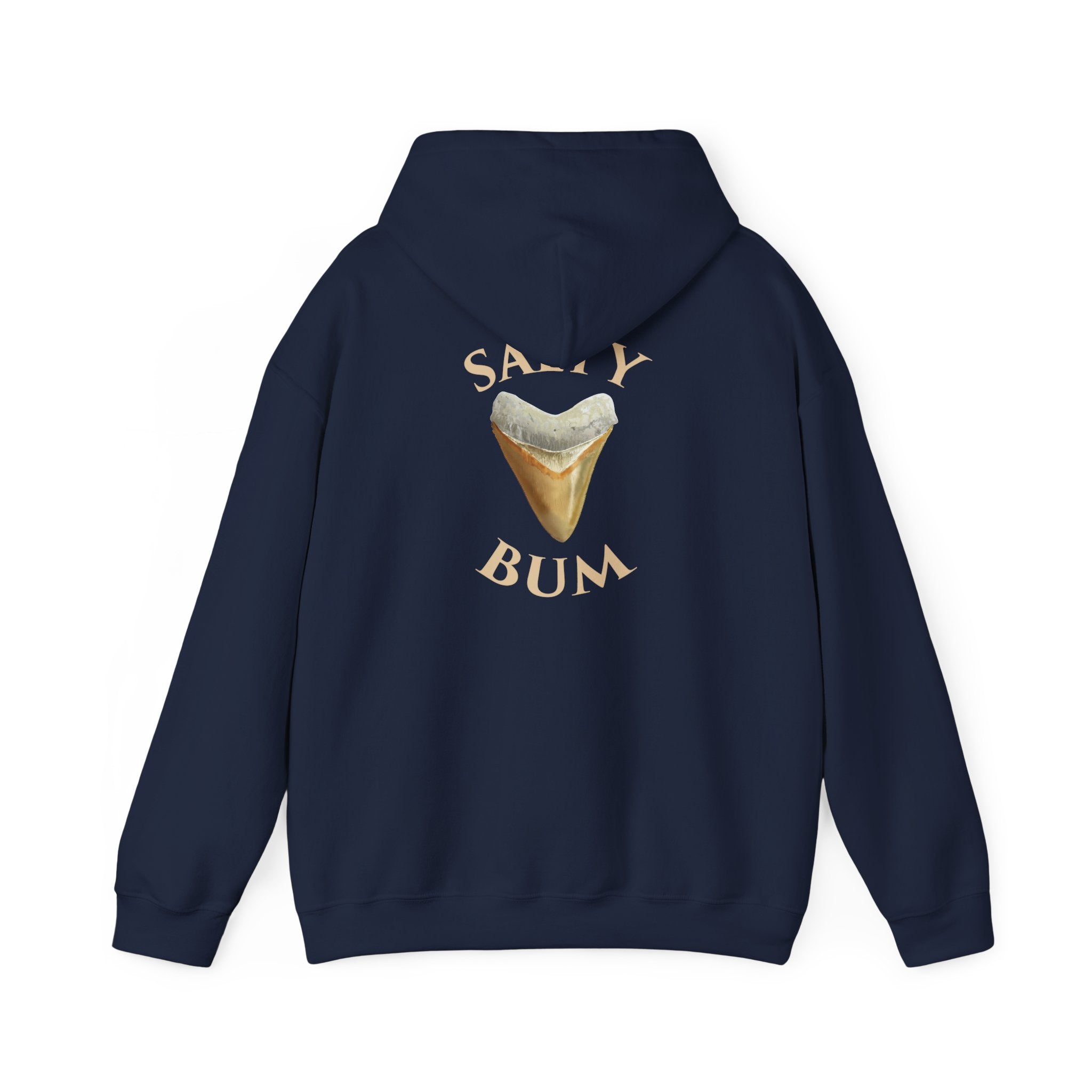 Megalodon Shark Tooth Salty Bum Hoodie